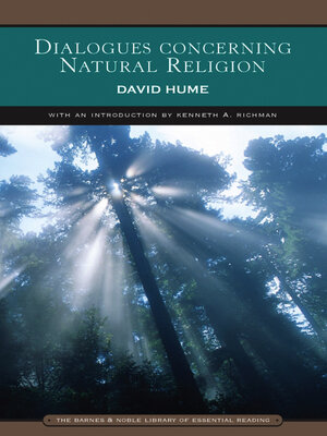 cover image of Dialogues Concerning Natural Religion (Barnes & Noble Library of Essential Reading)